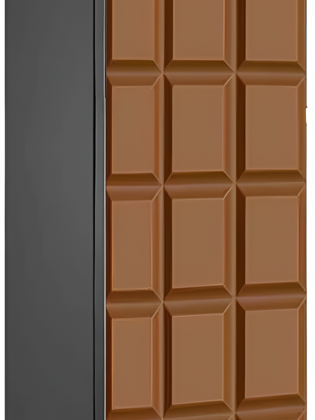 

Wallpics Brown Geometric Printed Water Resistant Fridge Sticker