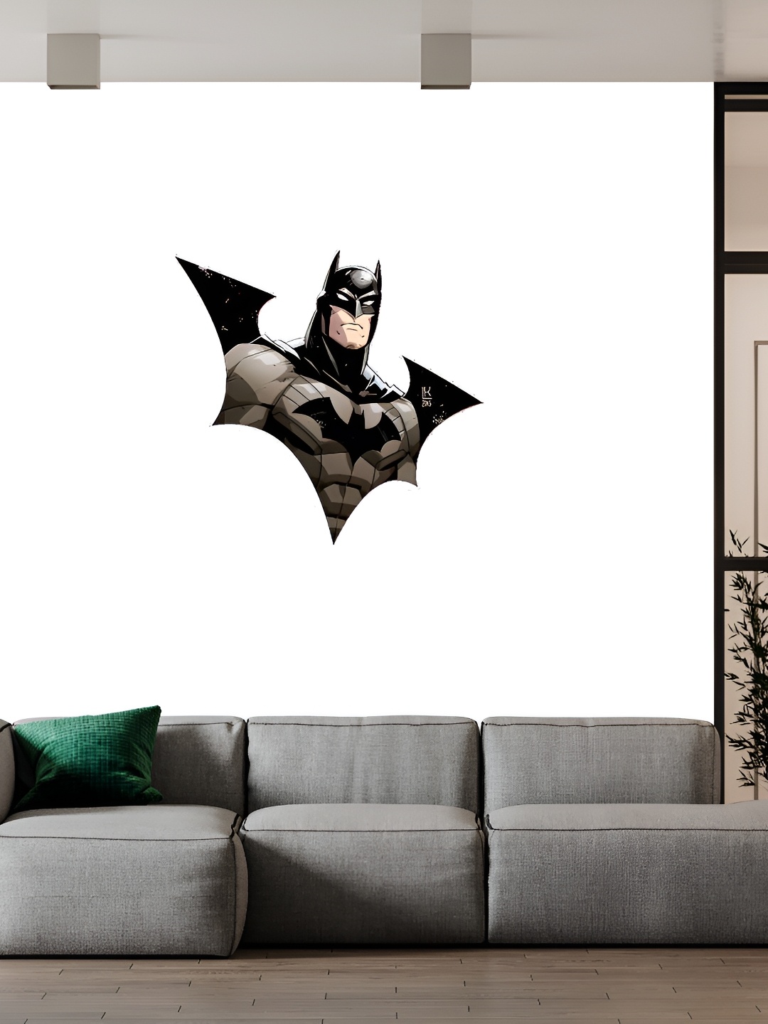 

Wallpics Black Printed Waterproof Wall Sticker
