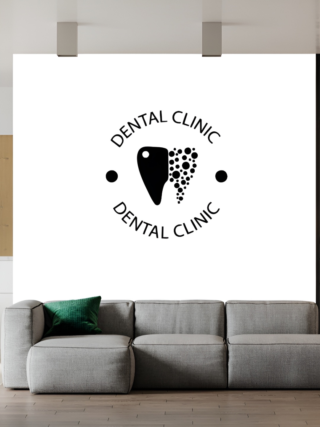 

Wallpics Black Printed Waterproof Wall Sticker