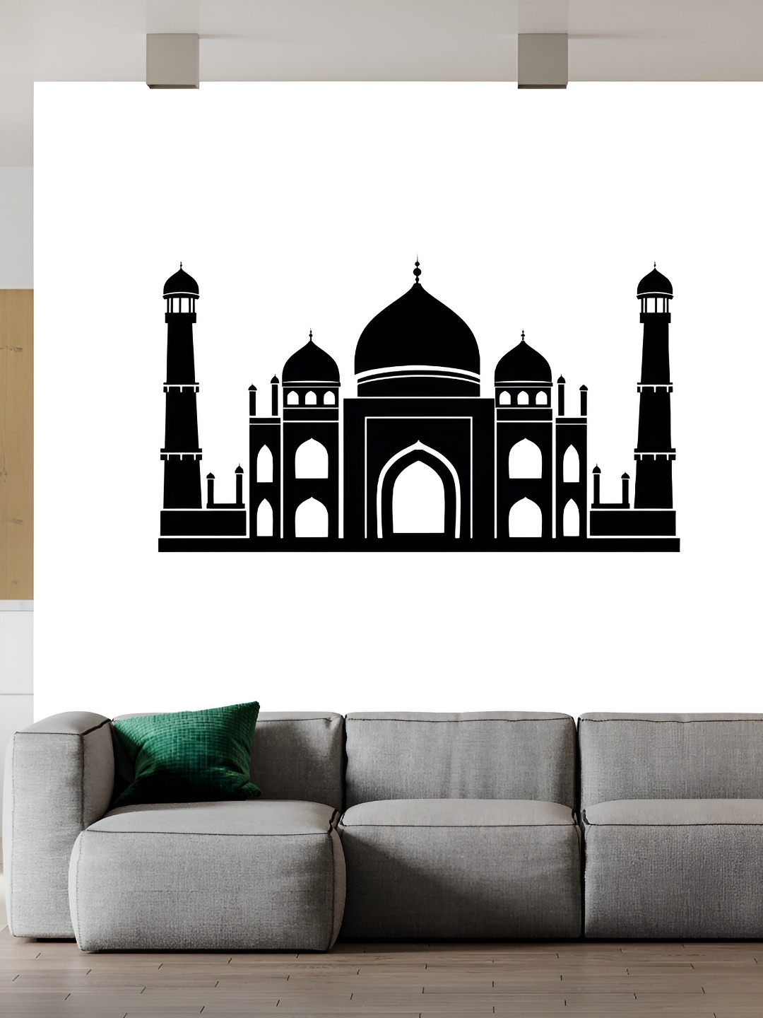 

Wallpics Black Printed Waterproof Wall Sticker