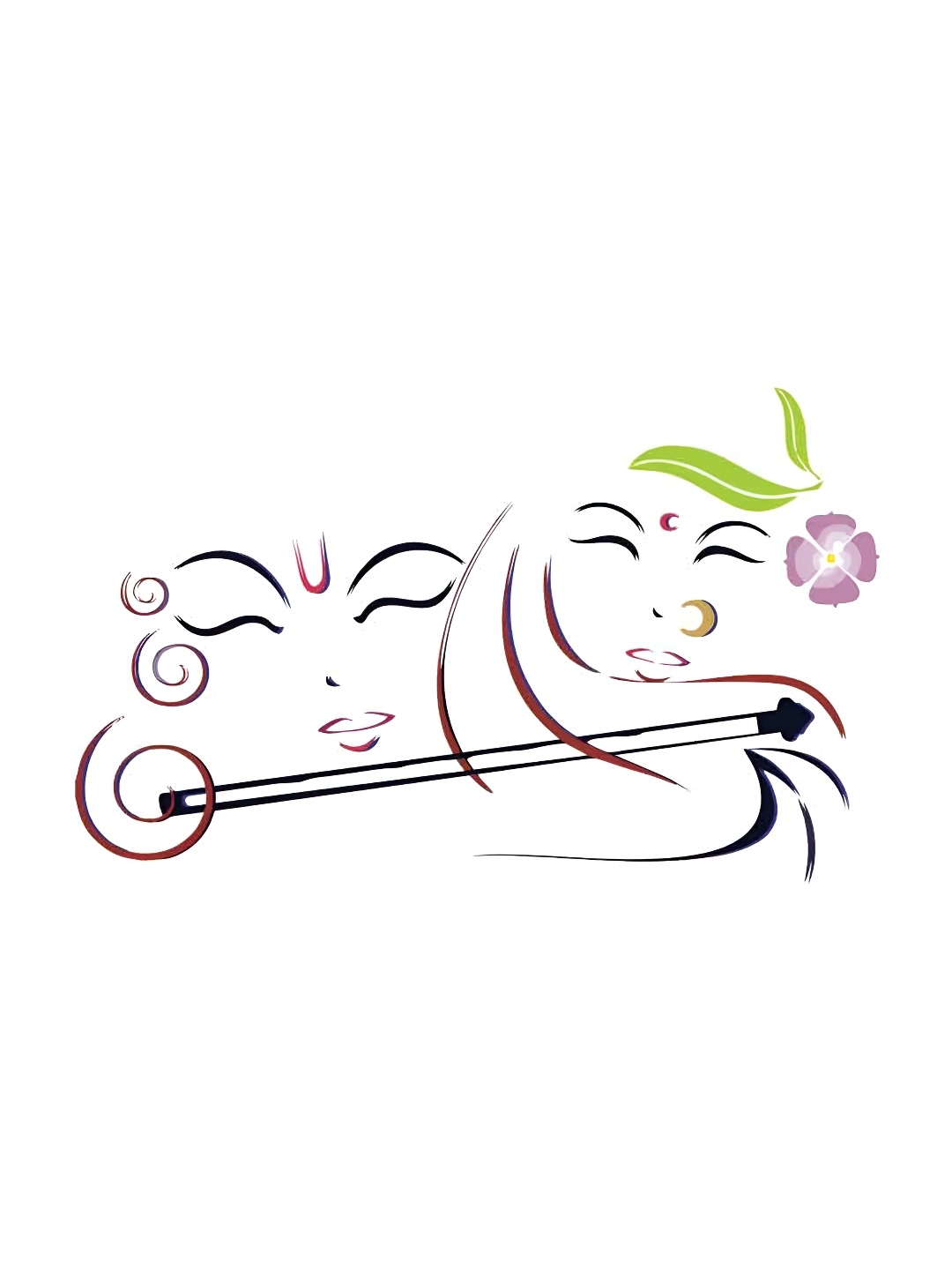 

Wallpics White & Black Printed Waterproof Wall Sticker