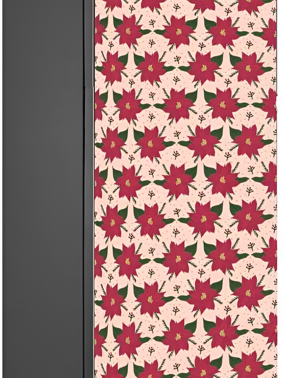 

Wallpics Red & Green Printed Waterproof Self-Adhesive Wall Sticker