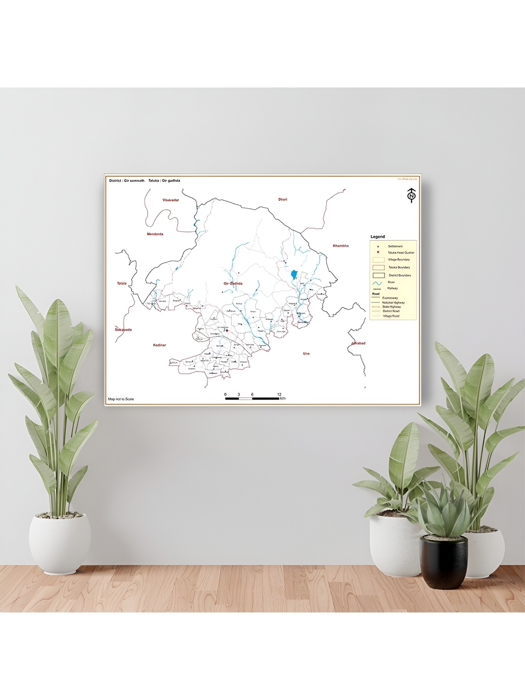 

Wallpics White Printed Water Proof Wall Sticker
