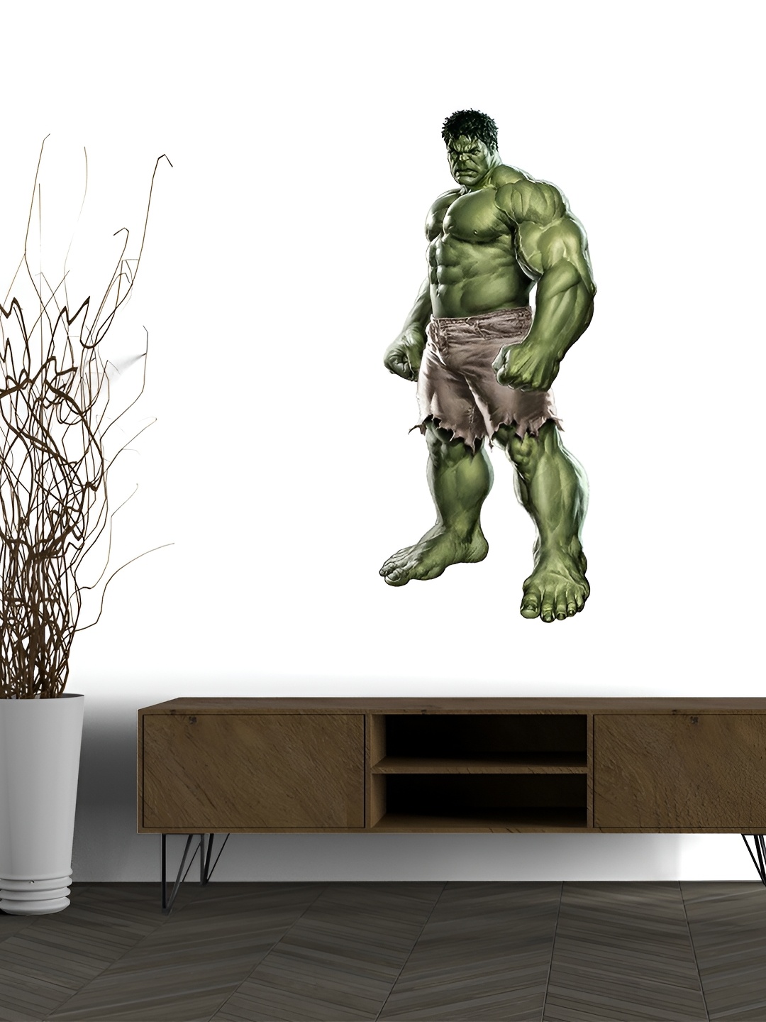 

Wallpics Green Hulk Printed Waterproof Wall Sticker