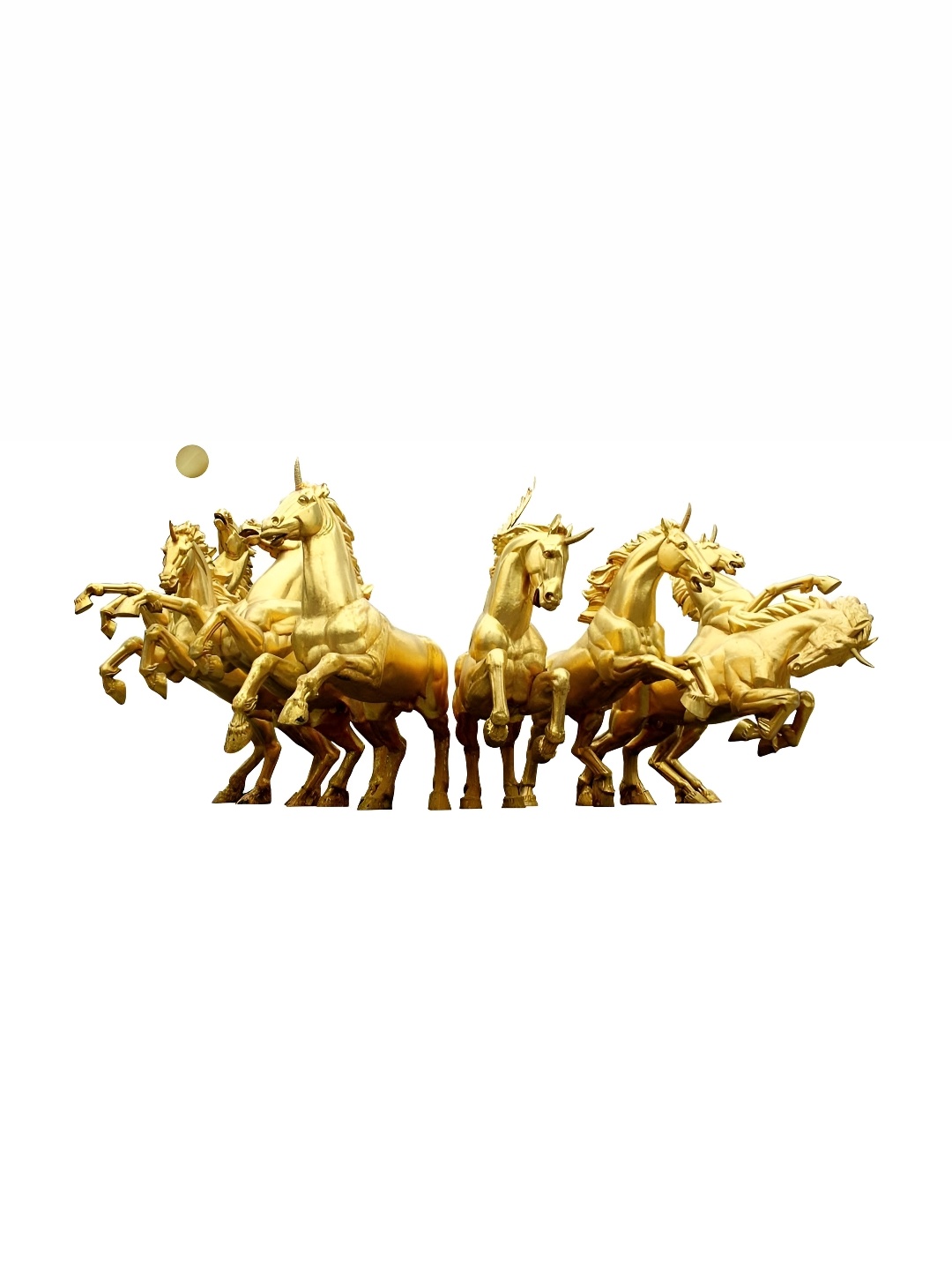 

Wallpics Brown Horse Printed Water Resistant Wall Sticker