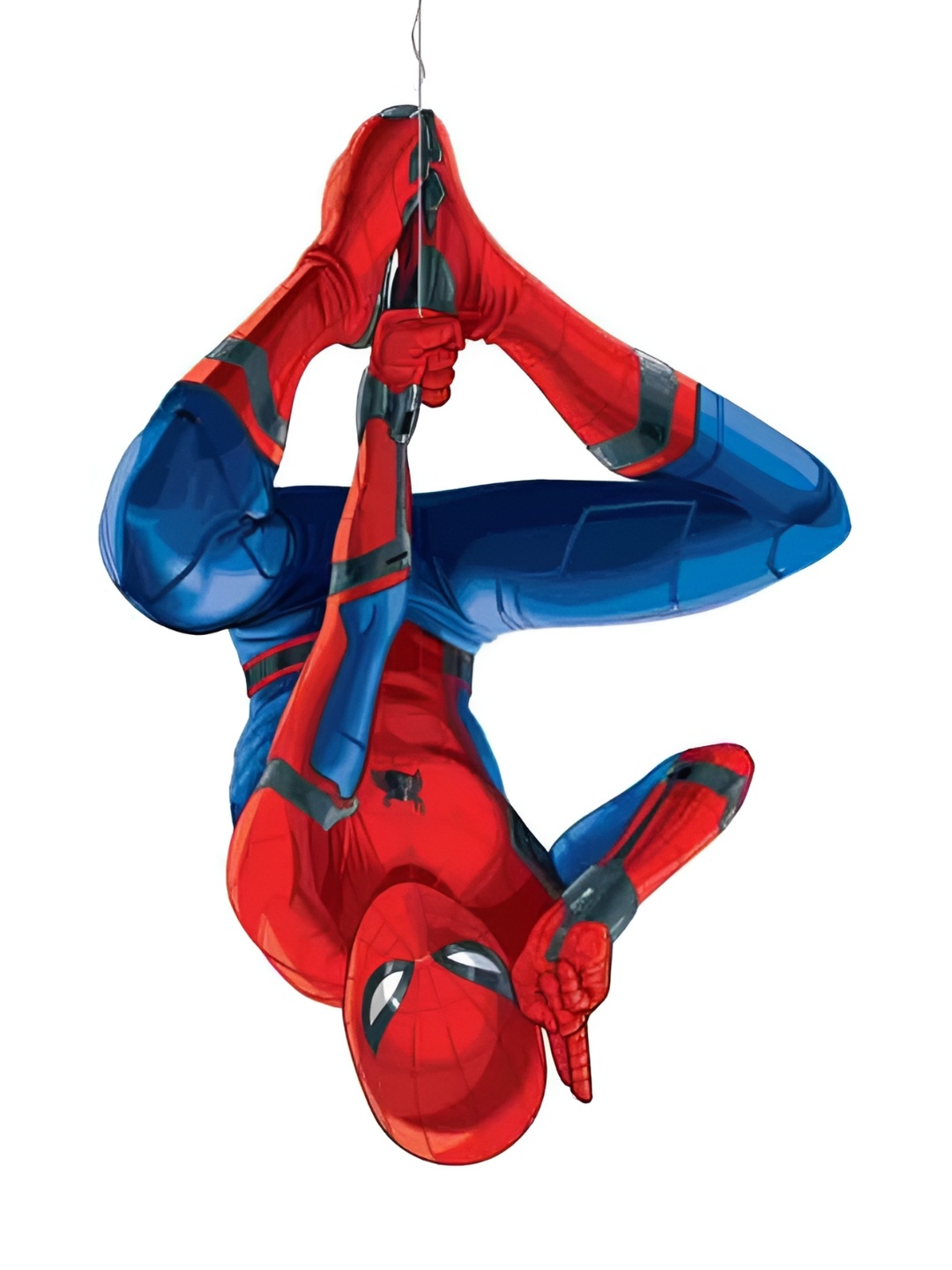 Wallpics Red & Blue Spiderman Printed Waterproof Wall Sticker