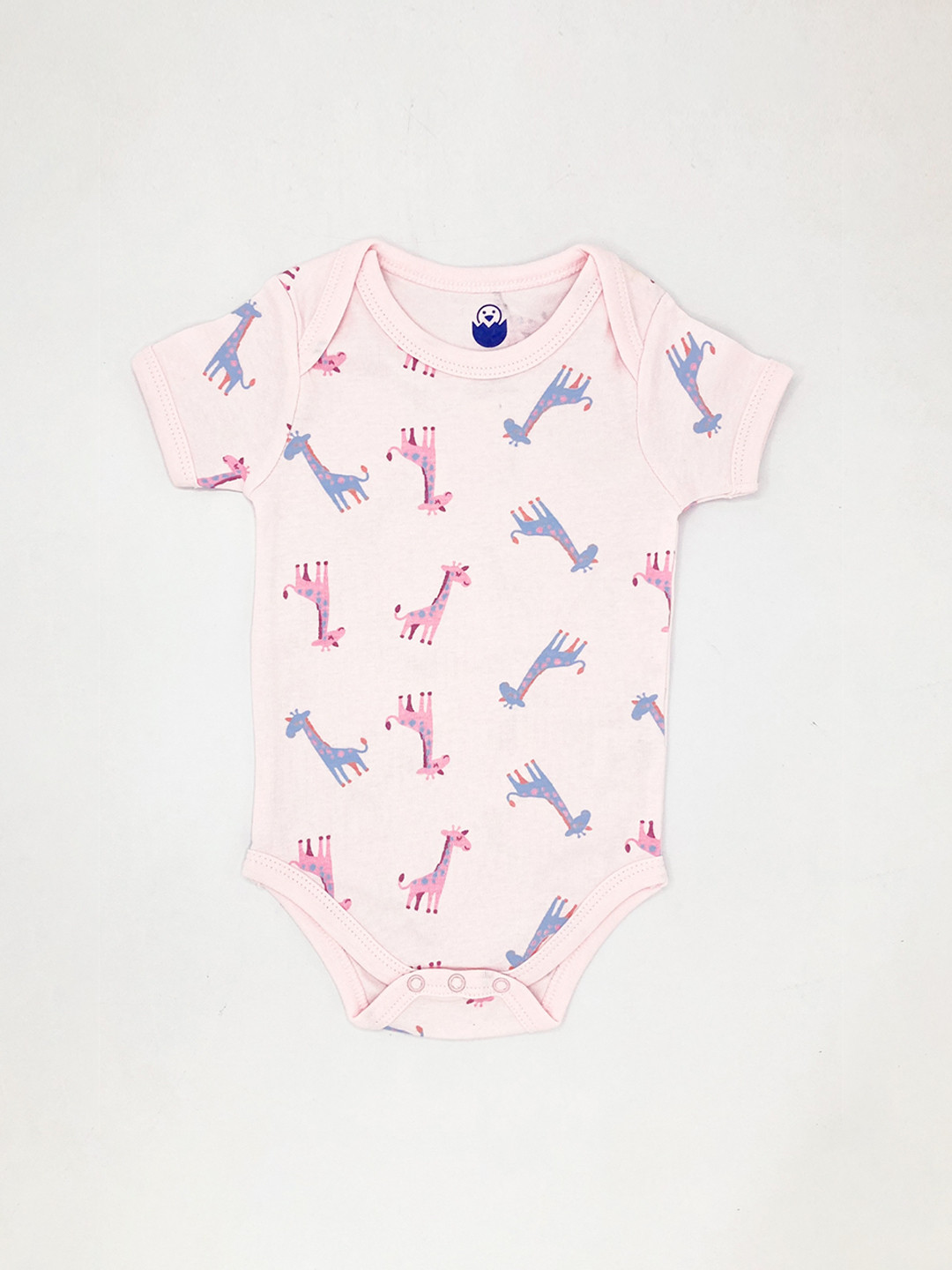 

BAESD Infants Printed Cotton Bodysuit, Pink