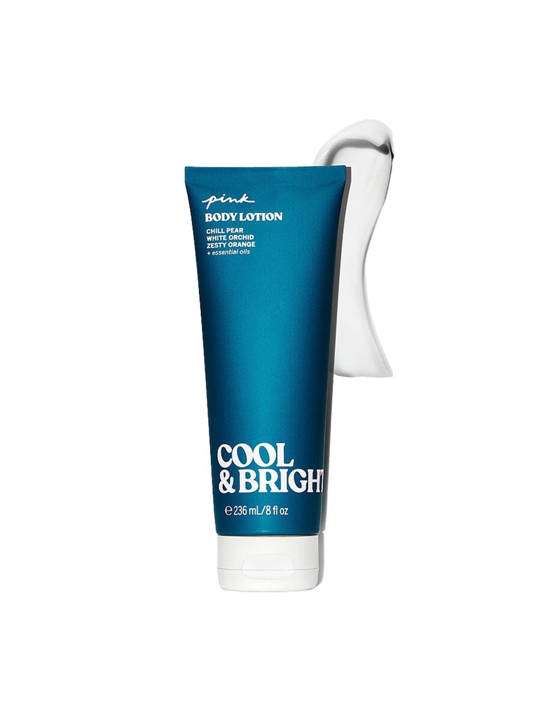 Victoria's Secret Cool & Bright Pink Body Lotion With Chill Pear & White Orchid - 236ml, Blue