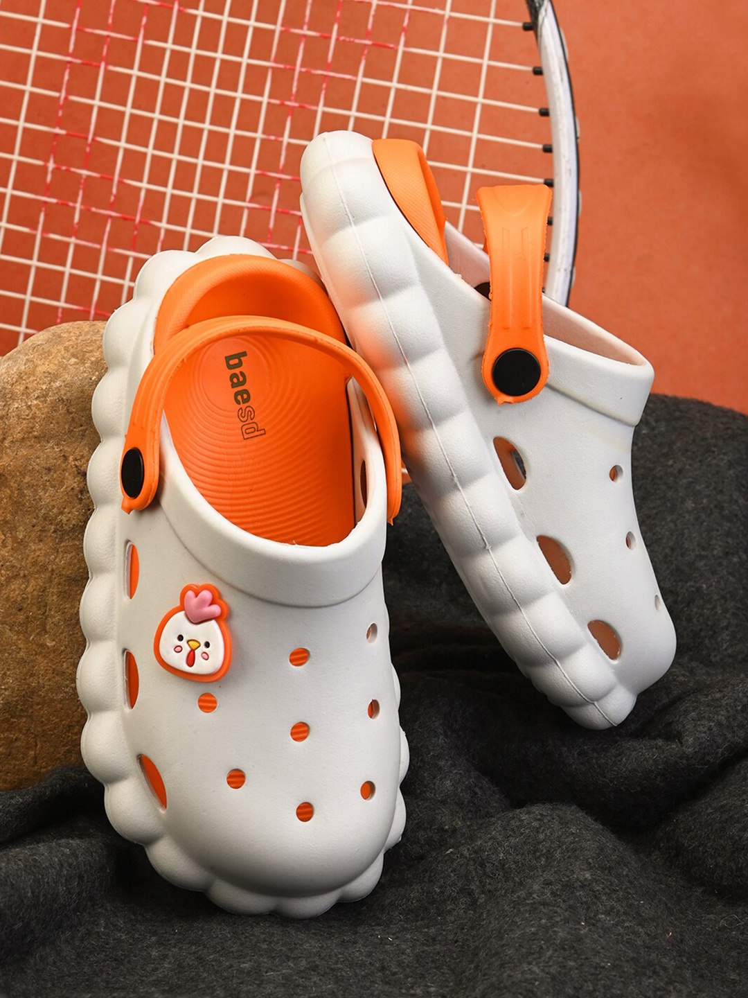 

BAESD Kids Self Design Clogs, Orange