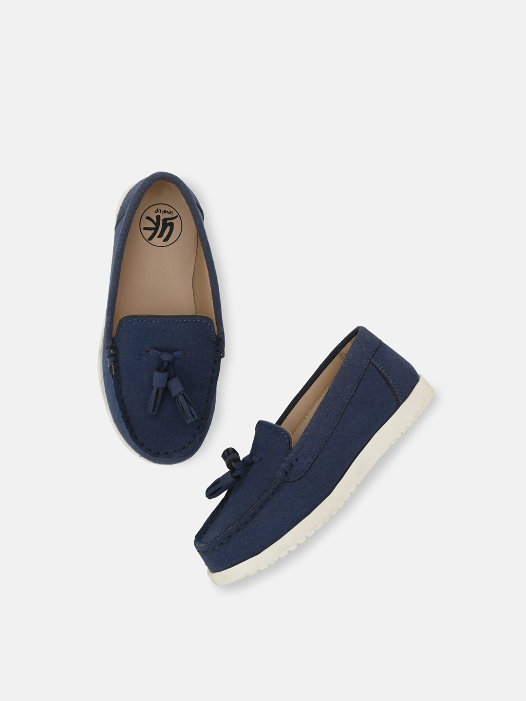 

YK Boys Lightweight Tassel Sneakers, Navy blue