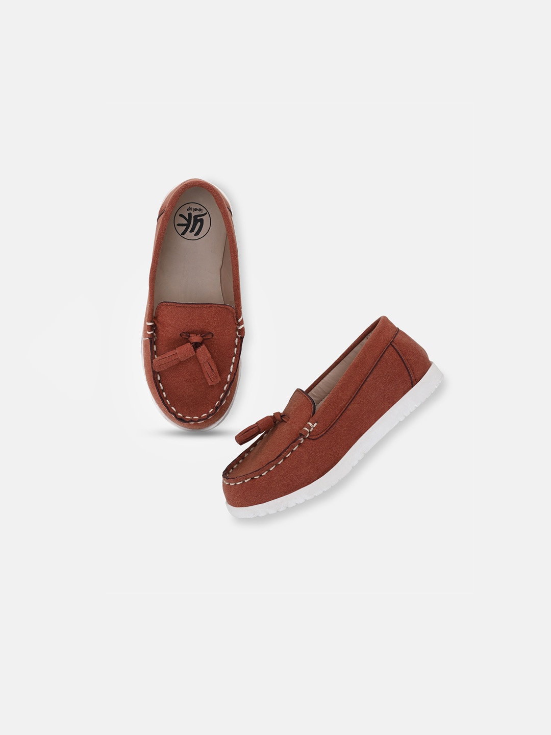 

YK Boys Lightweight Tassel Loafers, Maroon