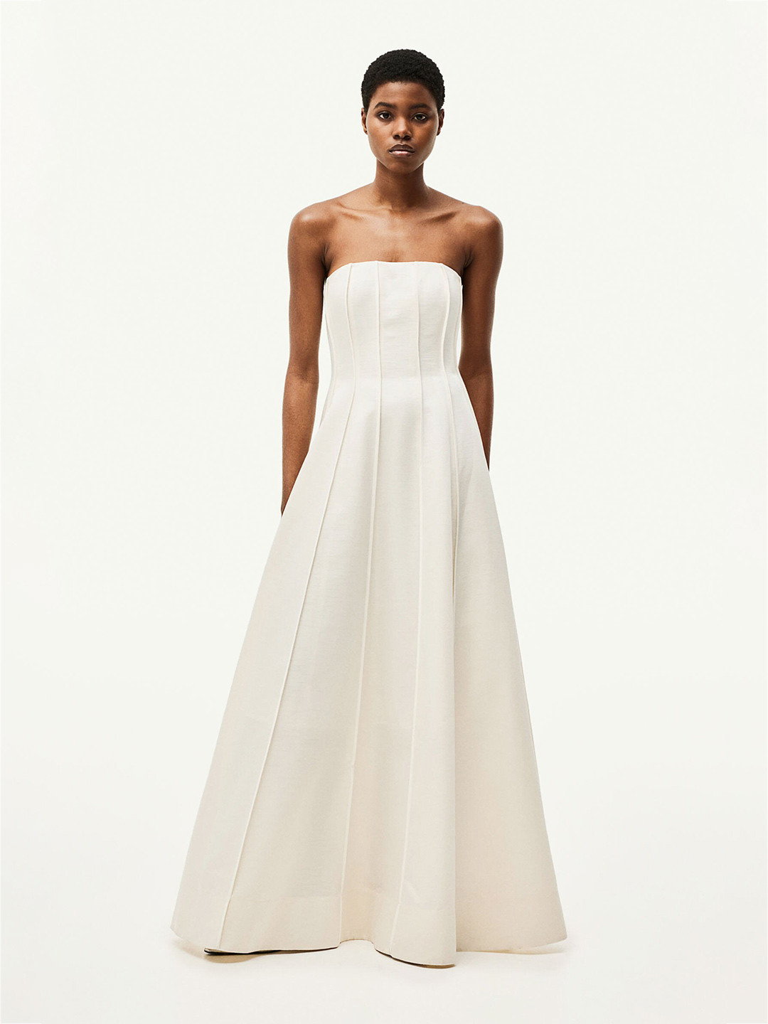 

H&M Women Bandeau Dress, White