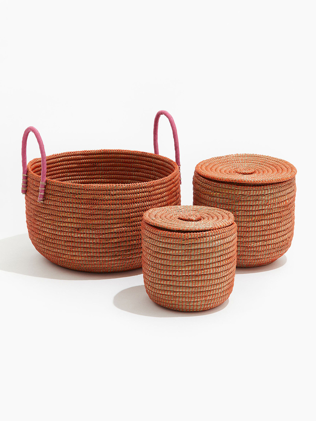 

H&M Orange Colored Large Storage Basket