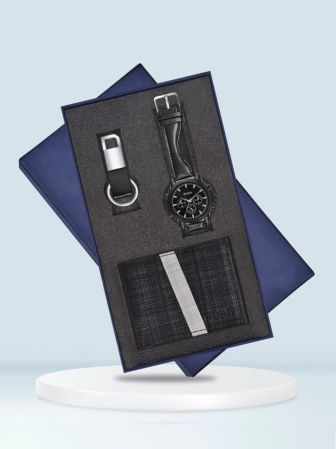 

Relish Men Accessory Gift Set of, Black