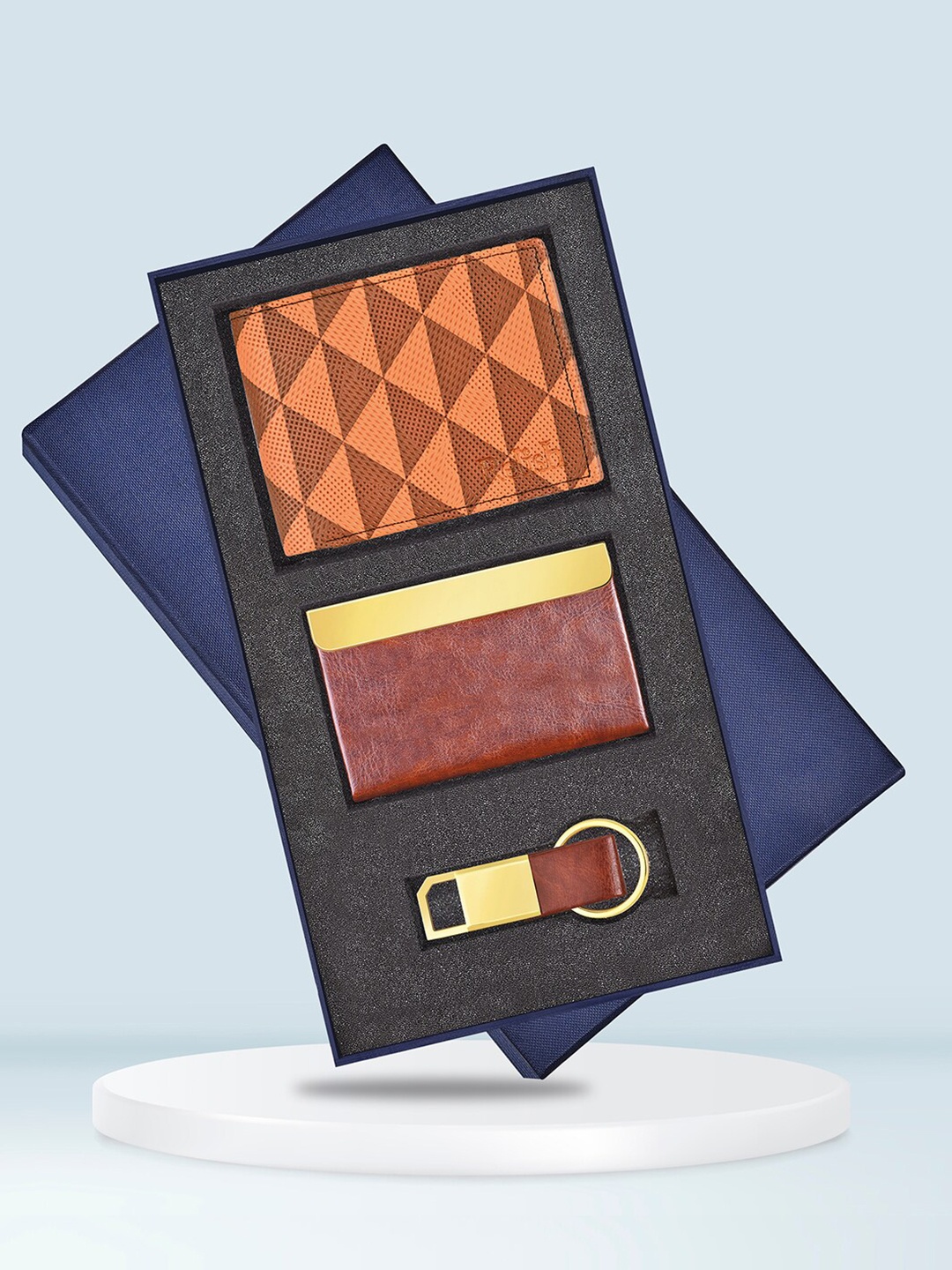 

Relish Men Accessory Gift Set of, Brown