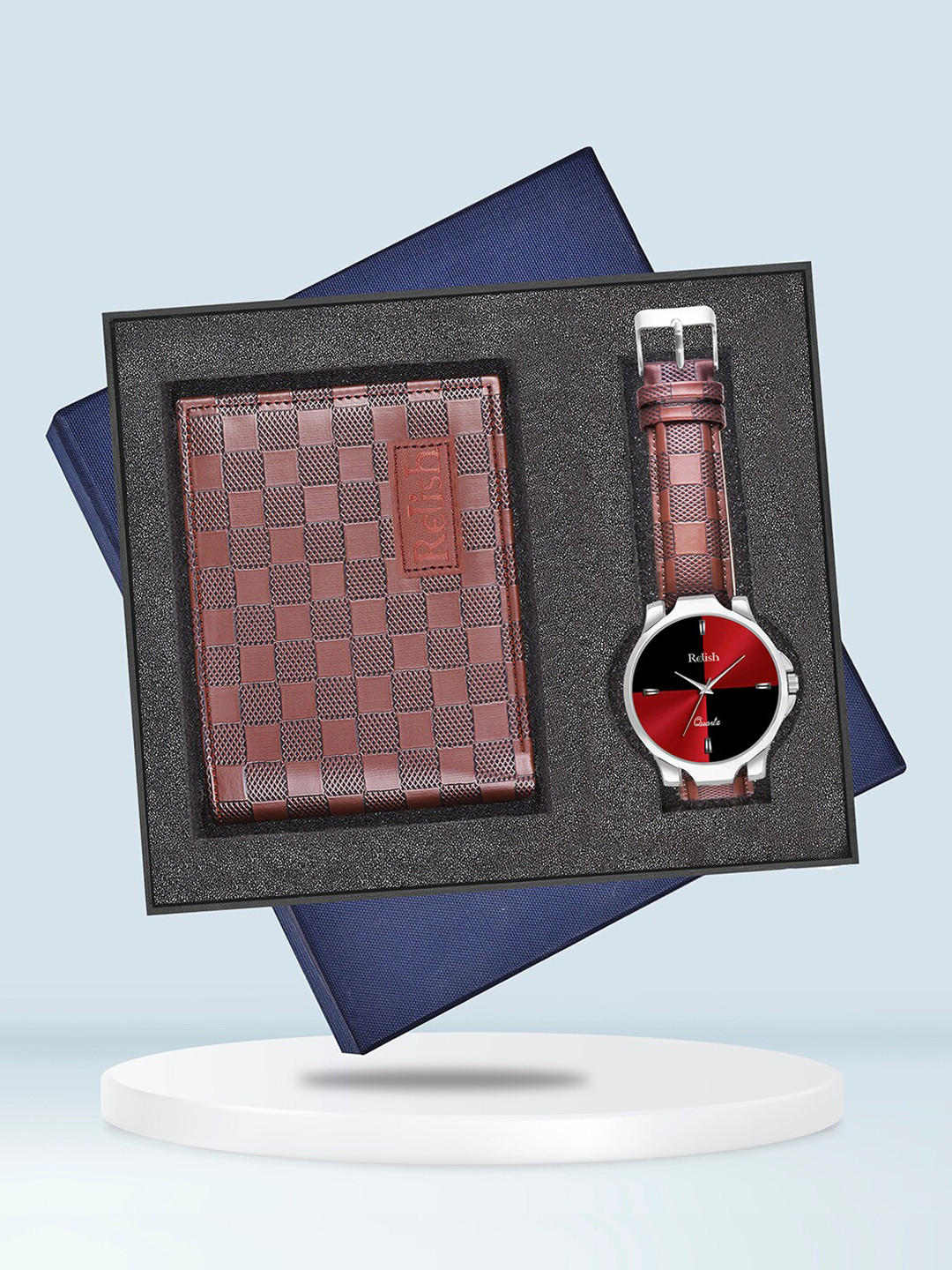 

Relish Men Accessory Gift Set of, Brown