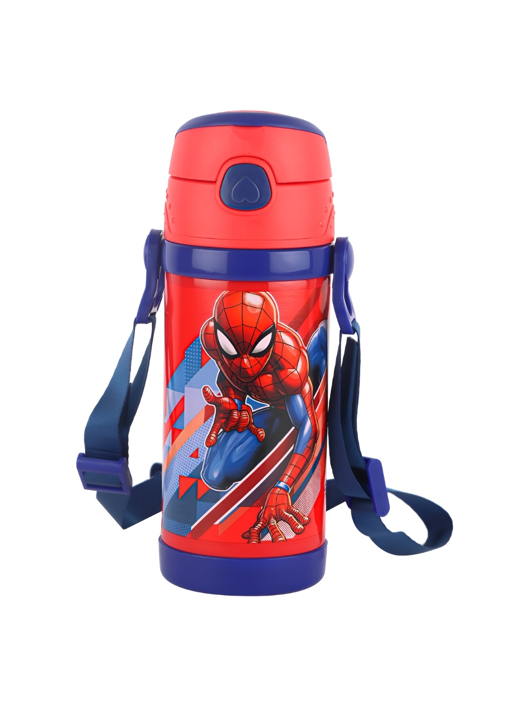 

Cello Champ Red Spiderman Print Kids Water Bottle With Neck Strap 400ml