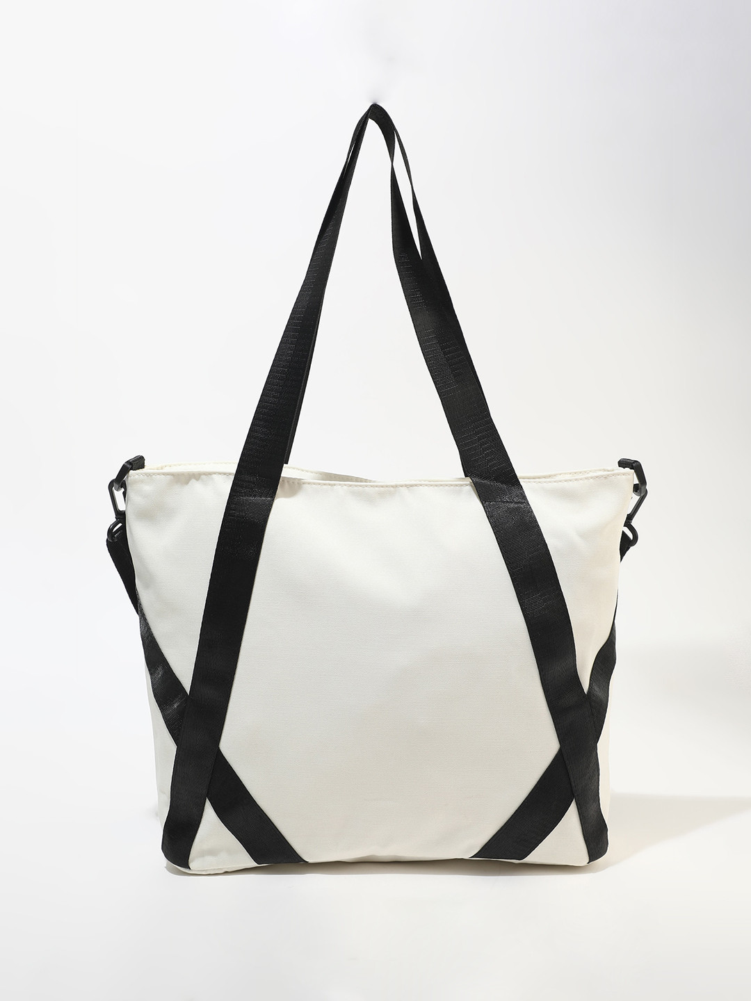 

LULU & SKY Structured Tote Bag, White