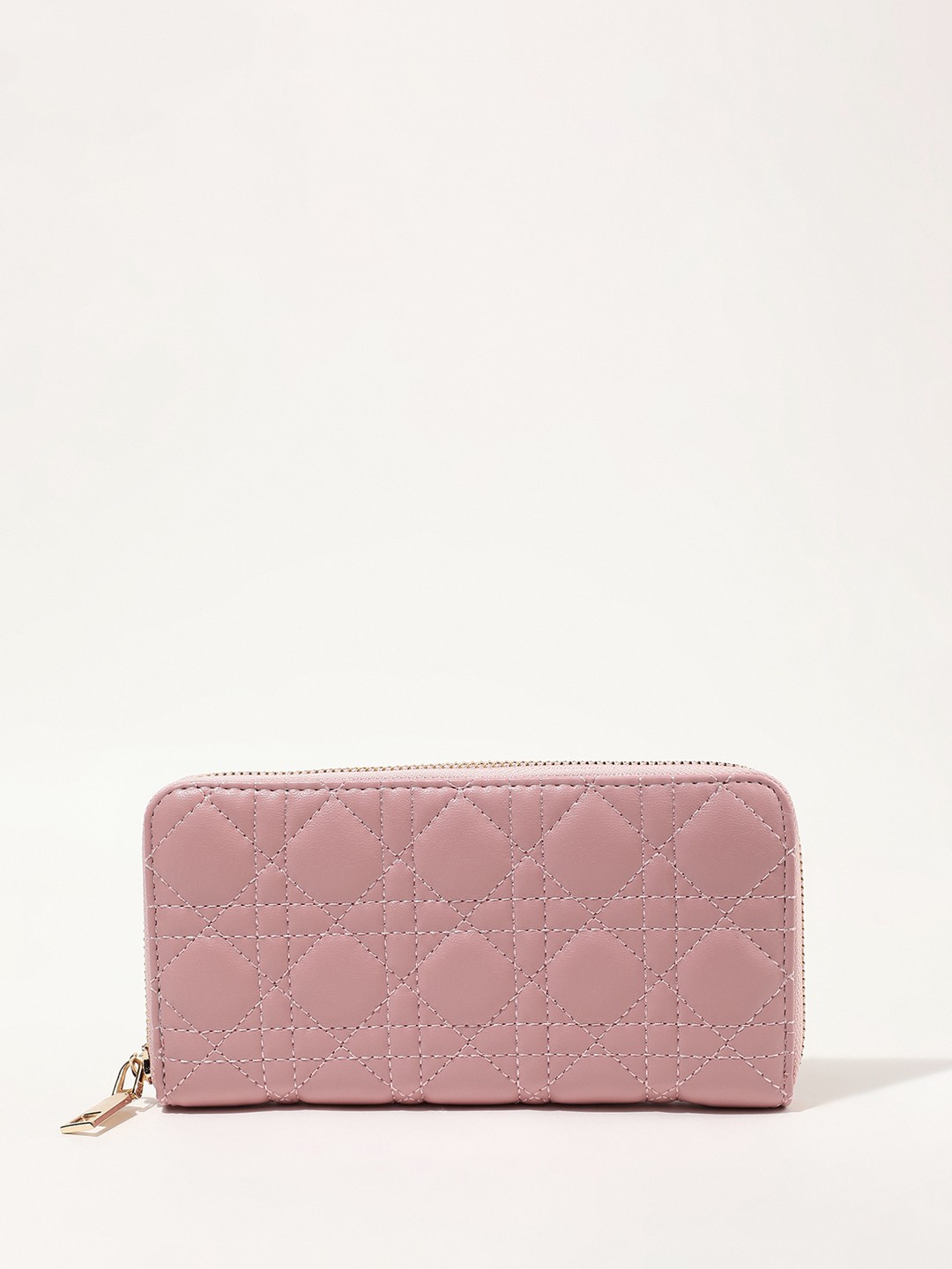 

LULU & SKY Women Textured Envelope Wallet, Pink