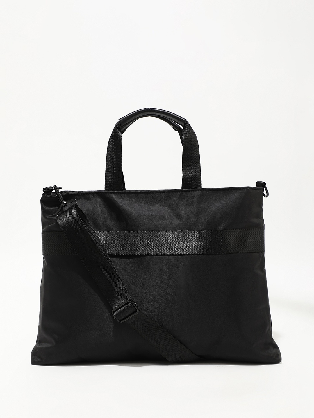 

LULU & SKY Oversized Structured Tote Bag, Black