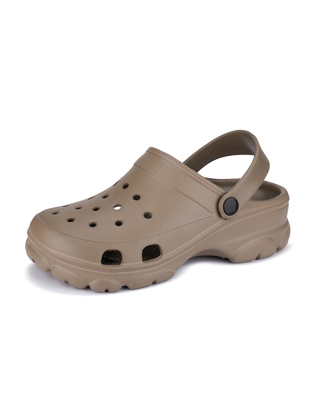 

BERSACHE Men Self Design Clogs, Brown