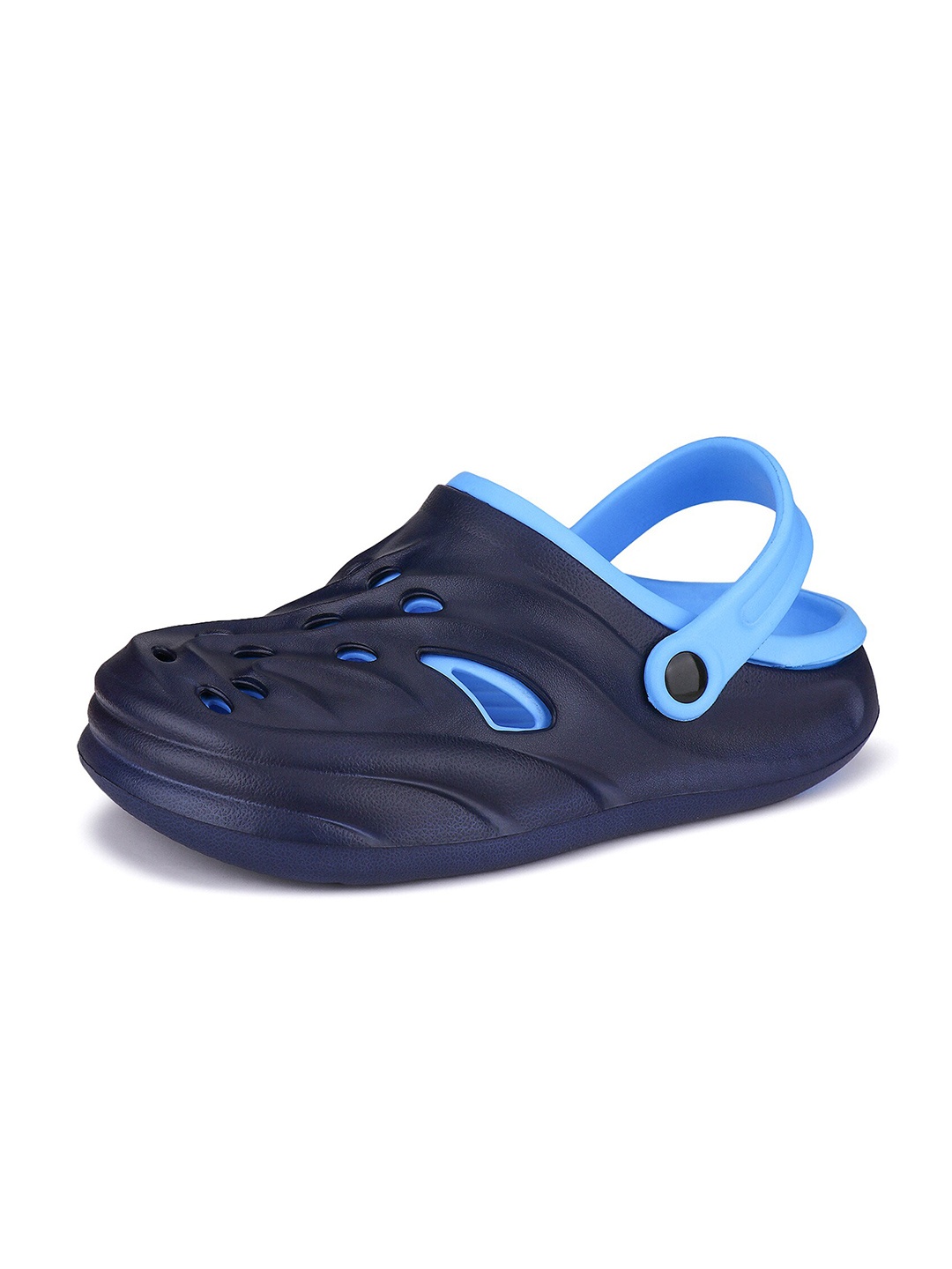 

BERSACHE Men Self Design Clogs, Blue