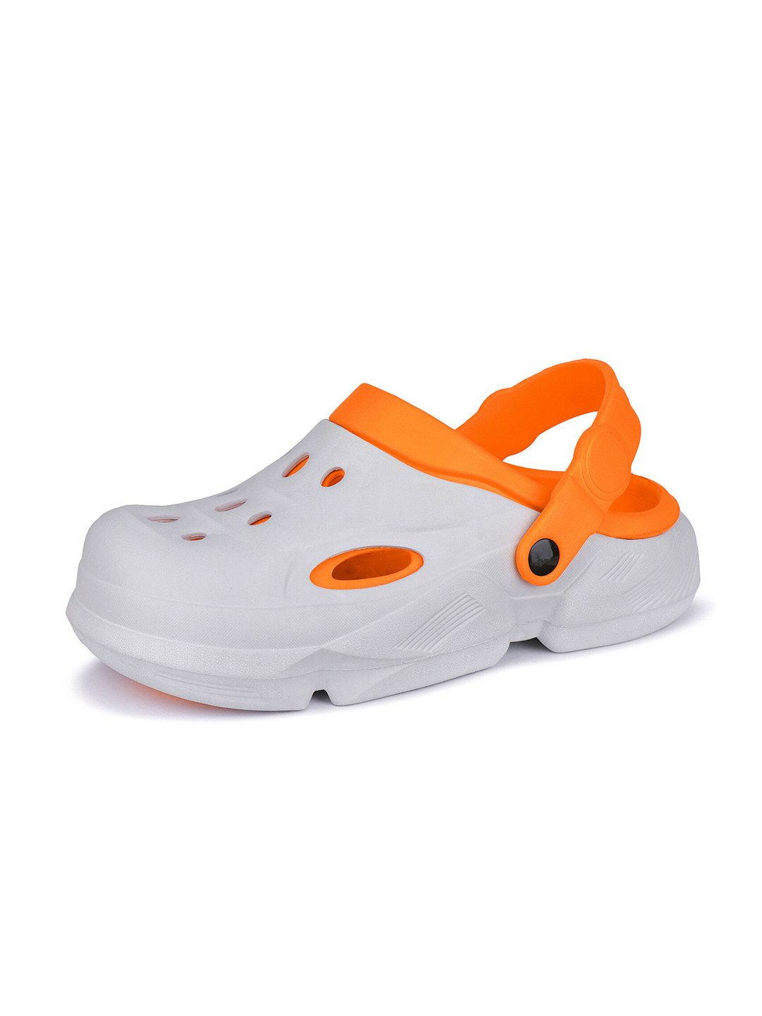 

BERSACHE Men Self Design Clogs, White
