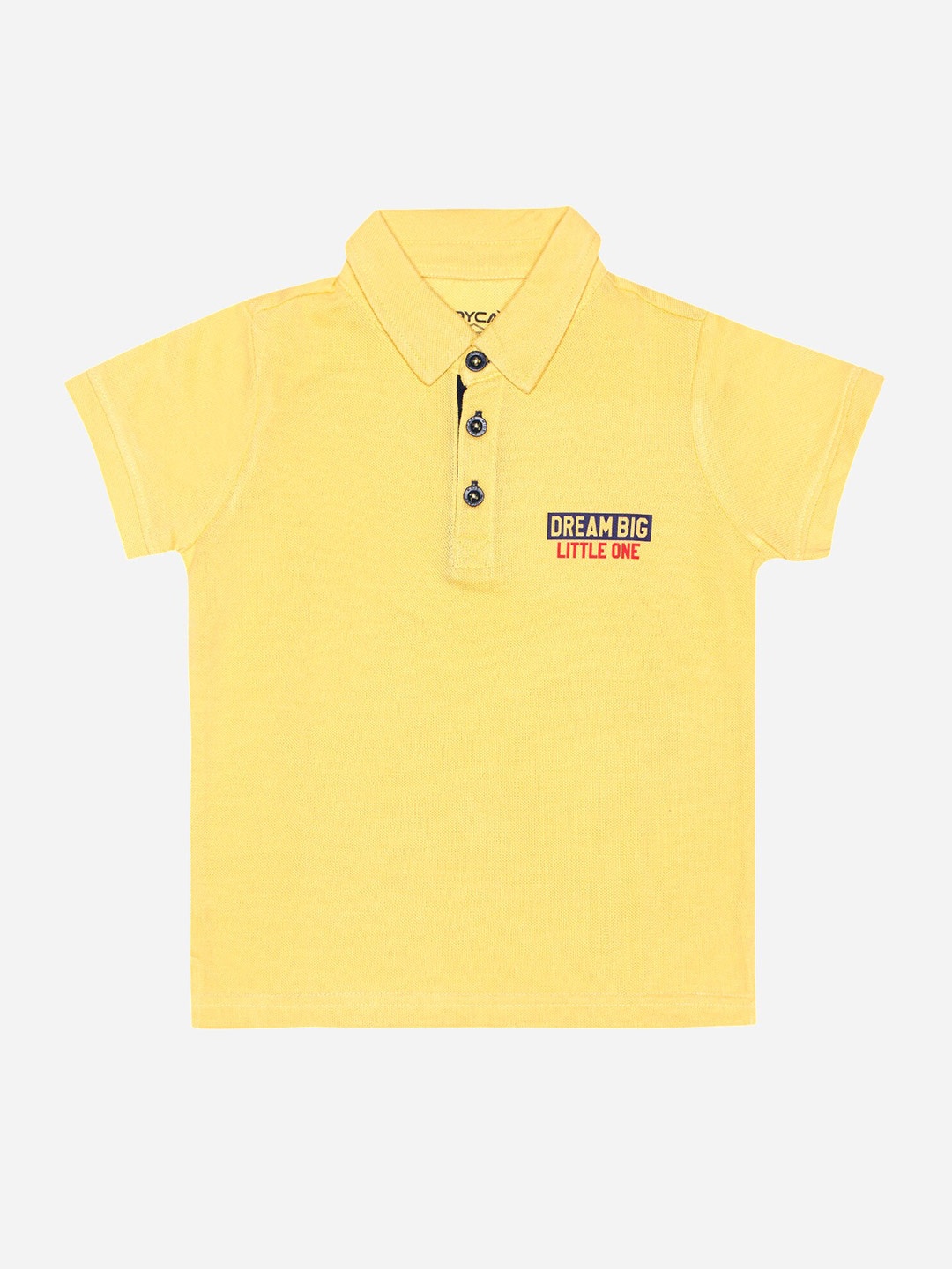 

DYCA Boys Polo Collar Cotton T-Shirt, Yellow