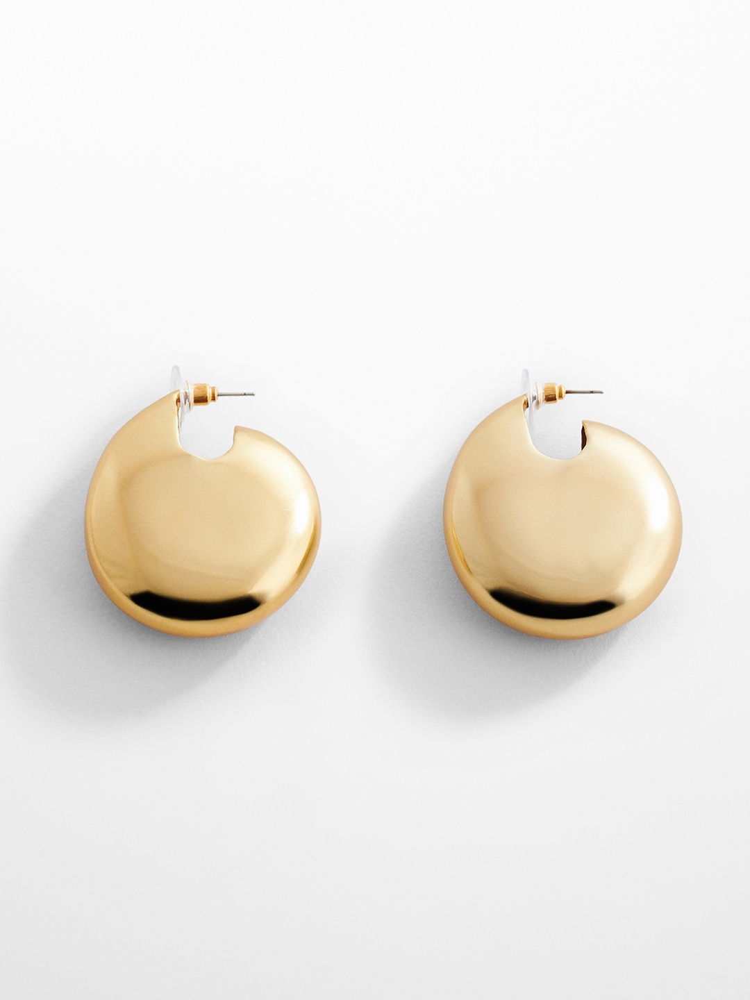 

MANGO Contemporary Drop Earrings, Gold
