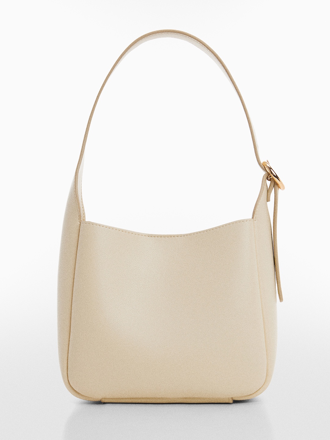 

MANGO Structured Shoulder Bag, Off white