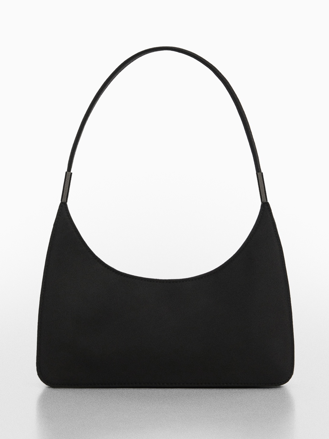 

MANGO Heritage Baguette Shoulder Bag, Black