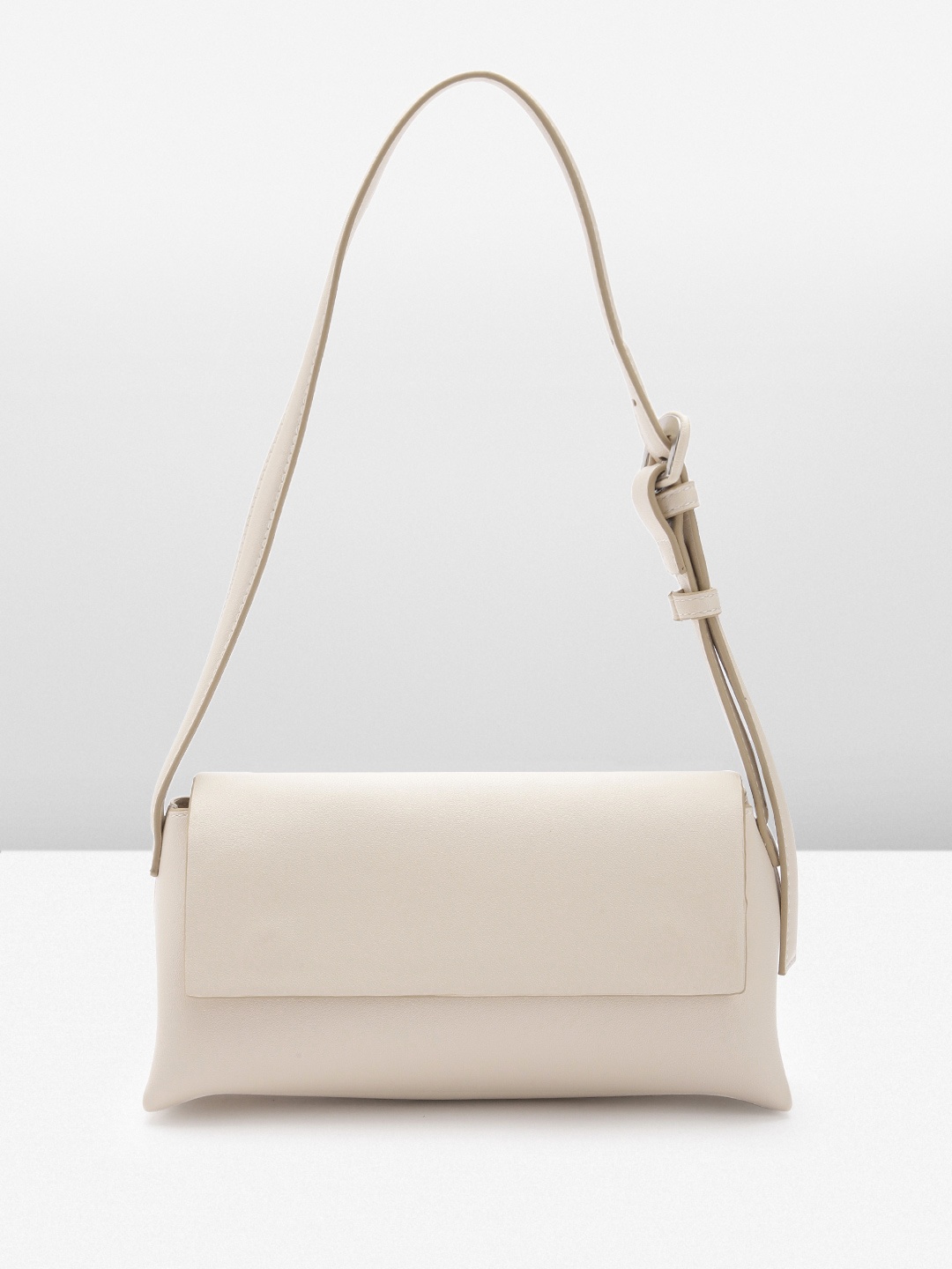 

MANGO Structured Shoulder Bag, Off white