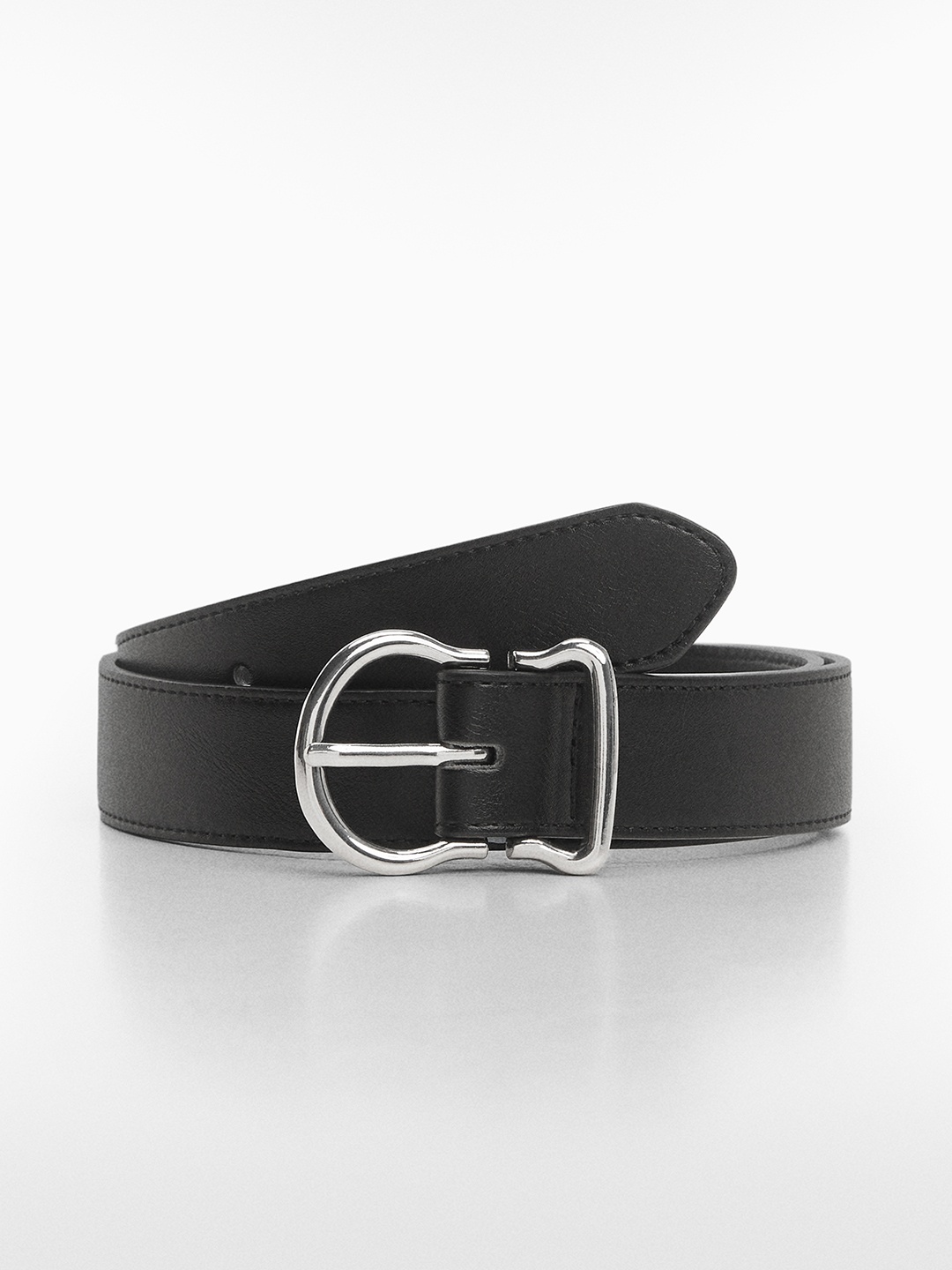 

MANGO Women Wide Belt, Black