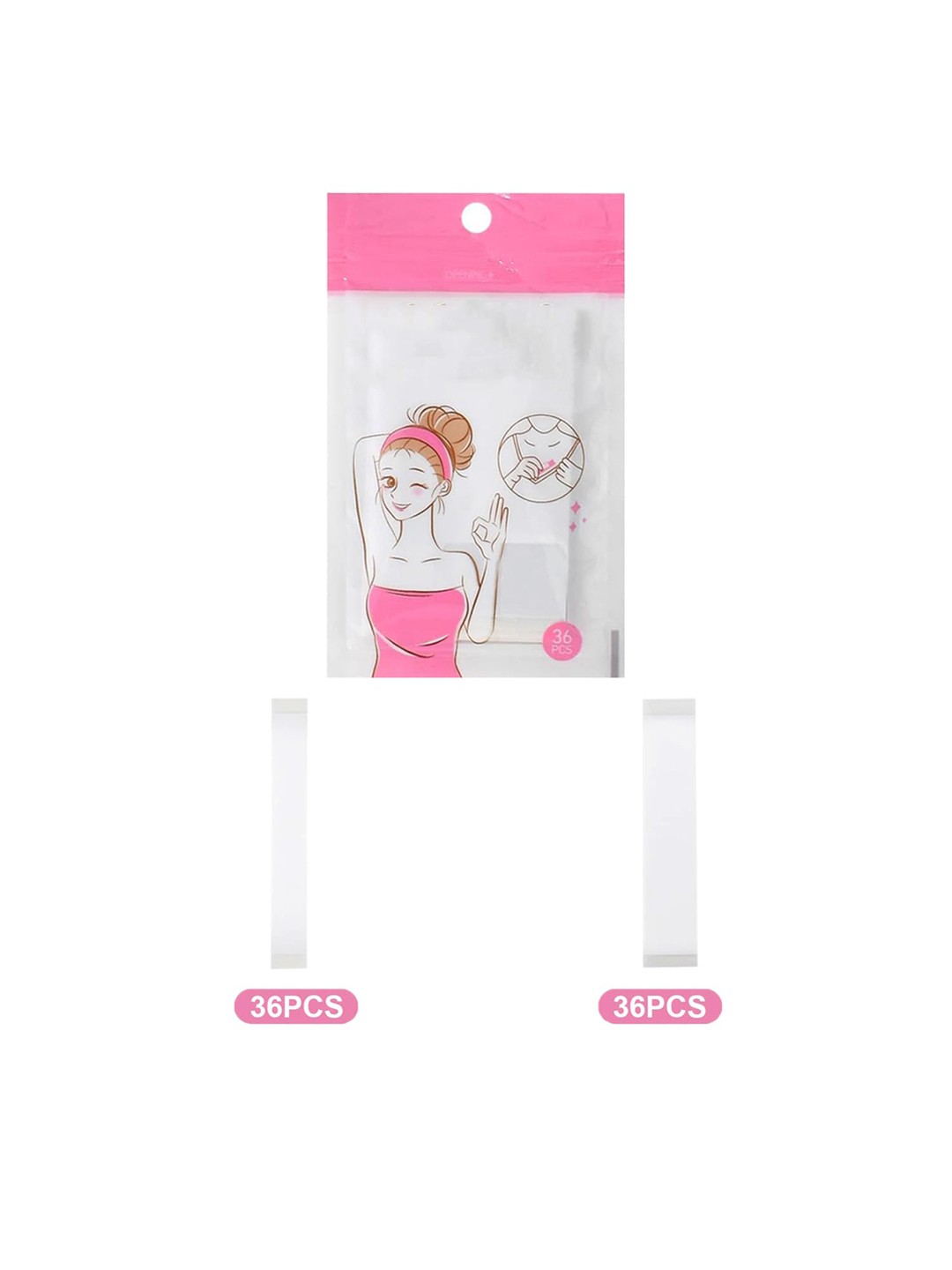 

VAGHBHATT Double Sided Tape Lingerie accessories, White