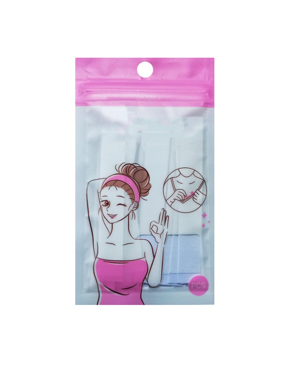 

VAGHBHATT Set Of 36 Double Sided Tape Lingerie Accessories, Pink