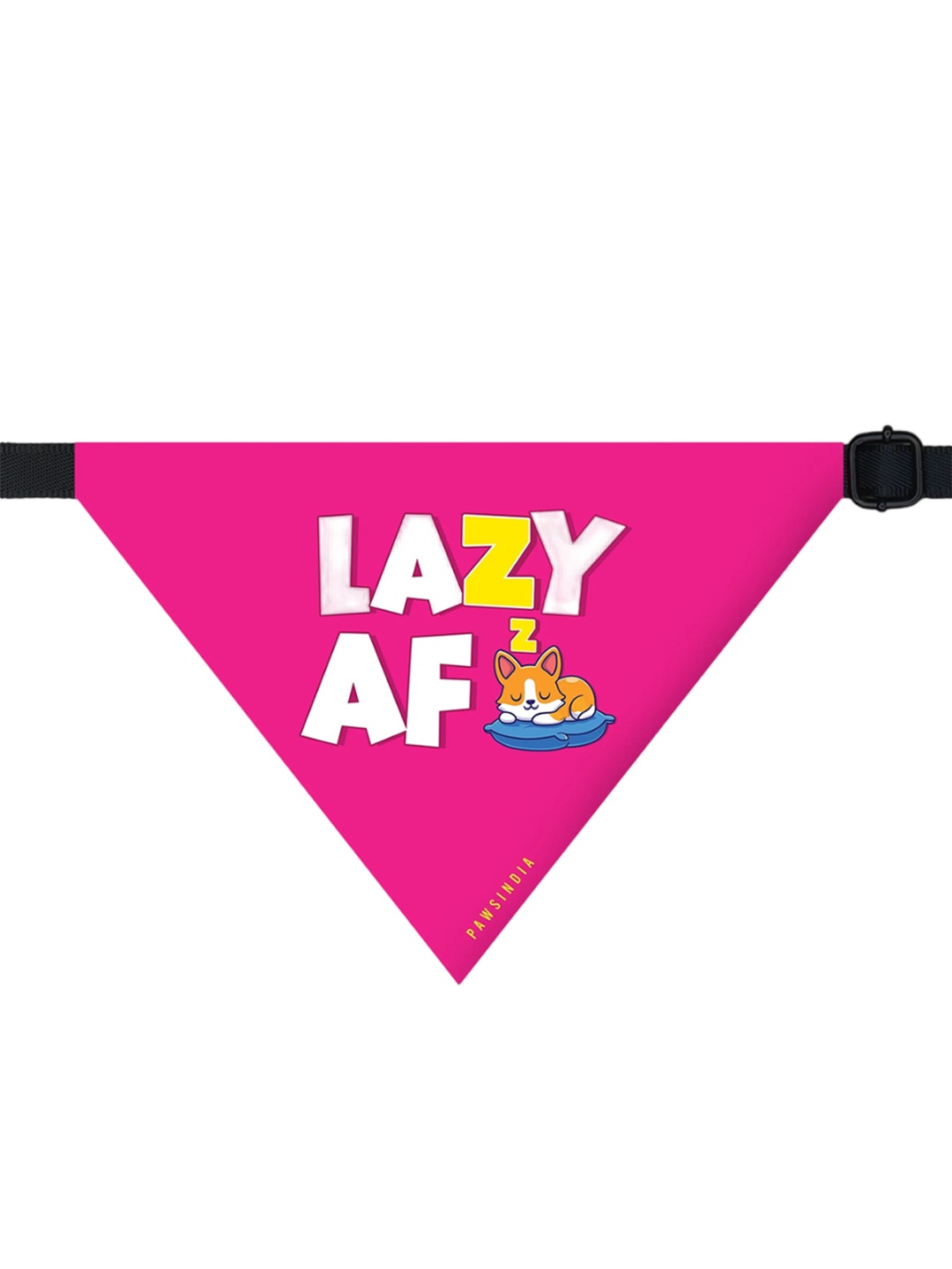 

Pawsindia Printed Cotton Pet Bandanas, Pink
