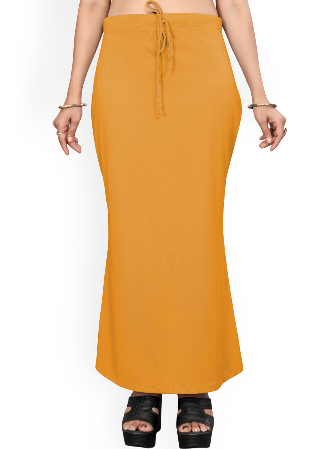 

Saree mall Stretchable Saree Shapewear, Mustard