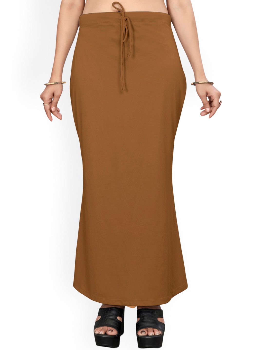 

Saree mall Stretchable Saree Shapewear, Brown