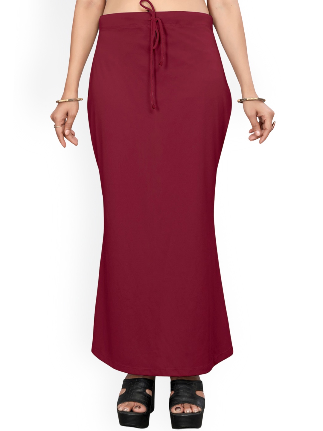 

Saree mall Plus Size Stretchable Saree Shapewear, Maroon