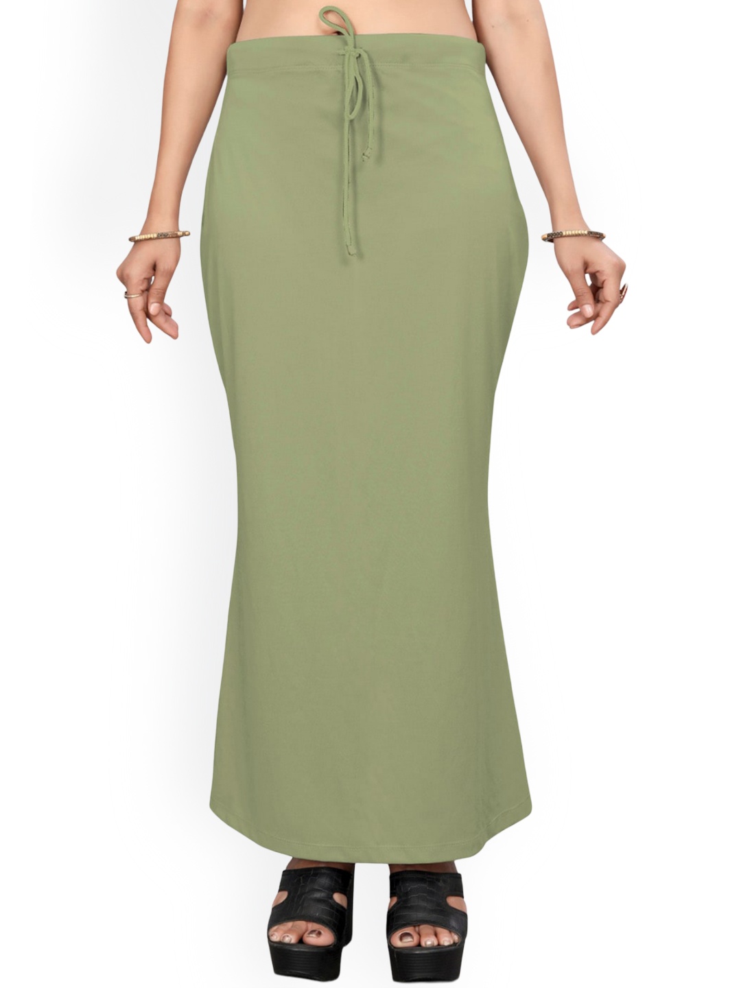 

Saree mall Green Stretchable Saree Shapewear