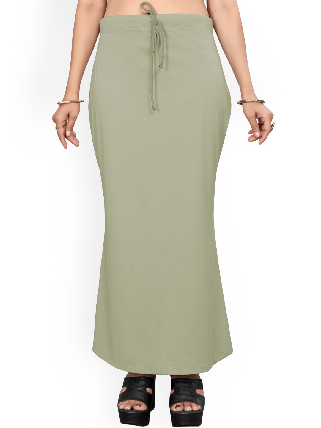 

Saree mall Sea Green Stretchable Saree Shapewear