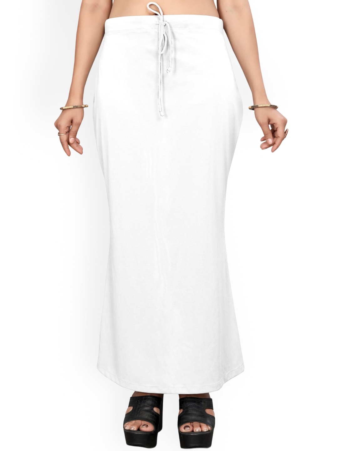 

Saree mall Stretchable Saree Shapewear, White