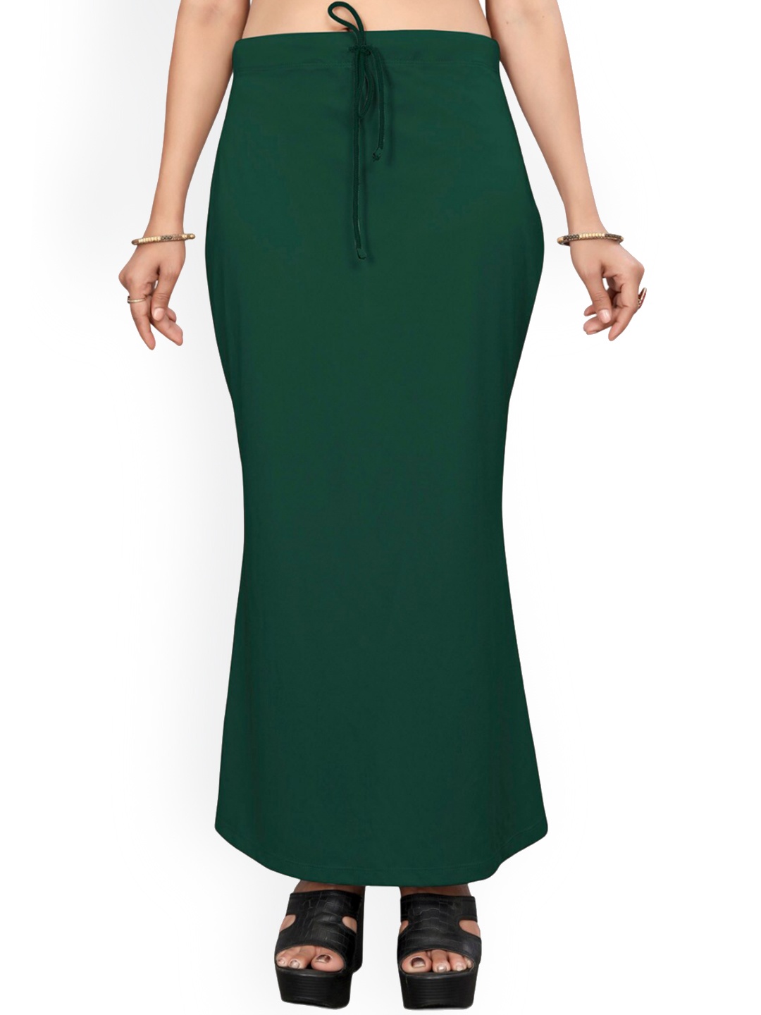 

Saree mall Green Stretchable Lycra Saree Shapewear
