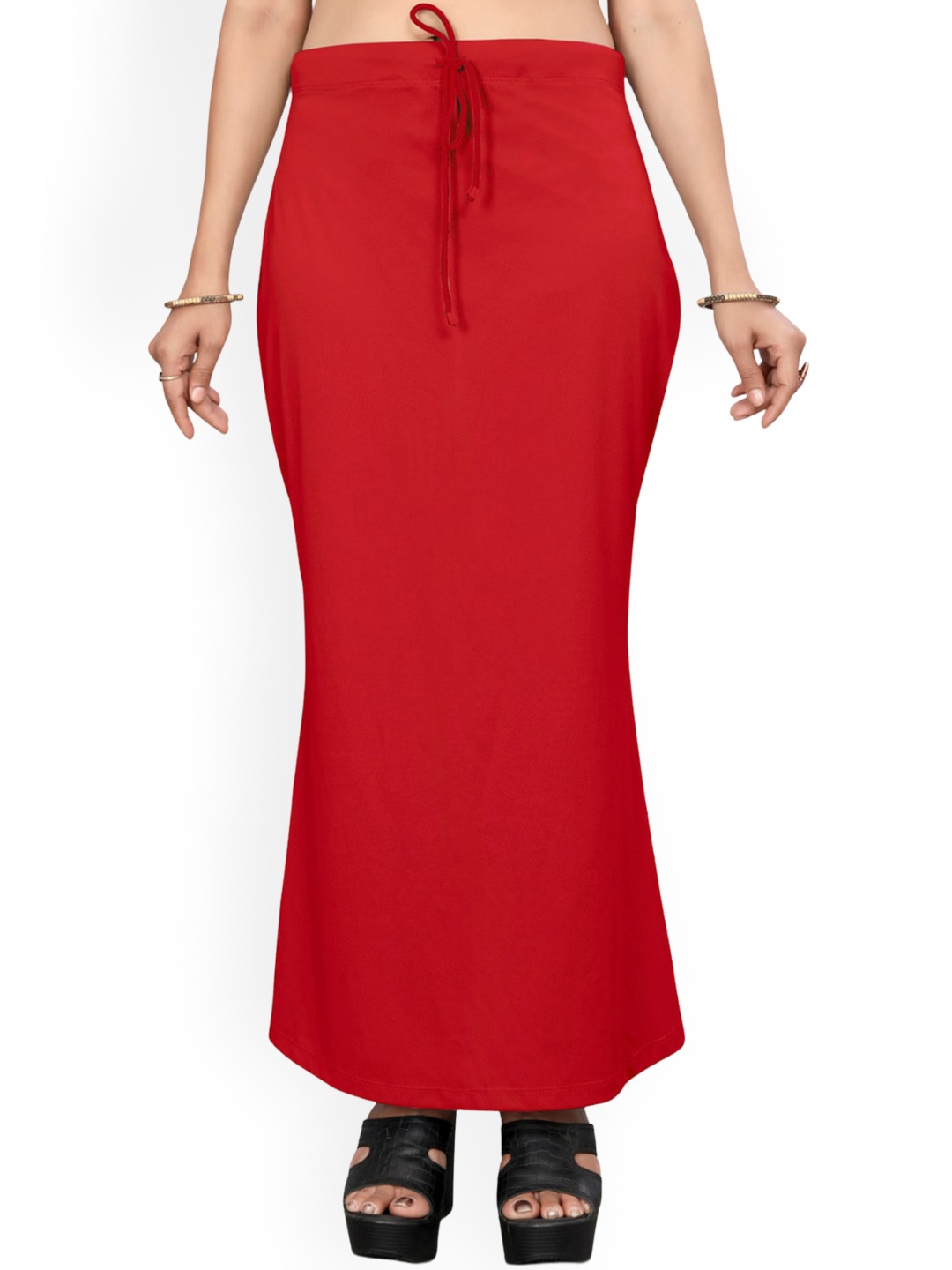 

Saree mall Red Stretchable Saree Shapewear