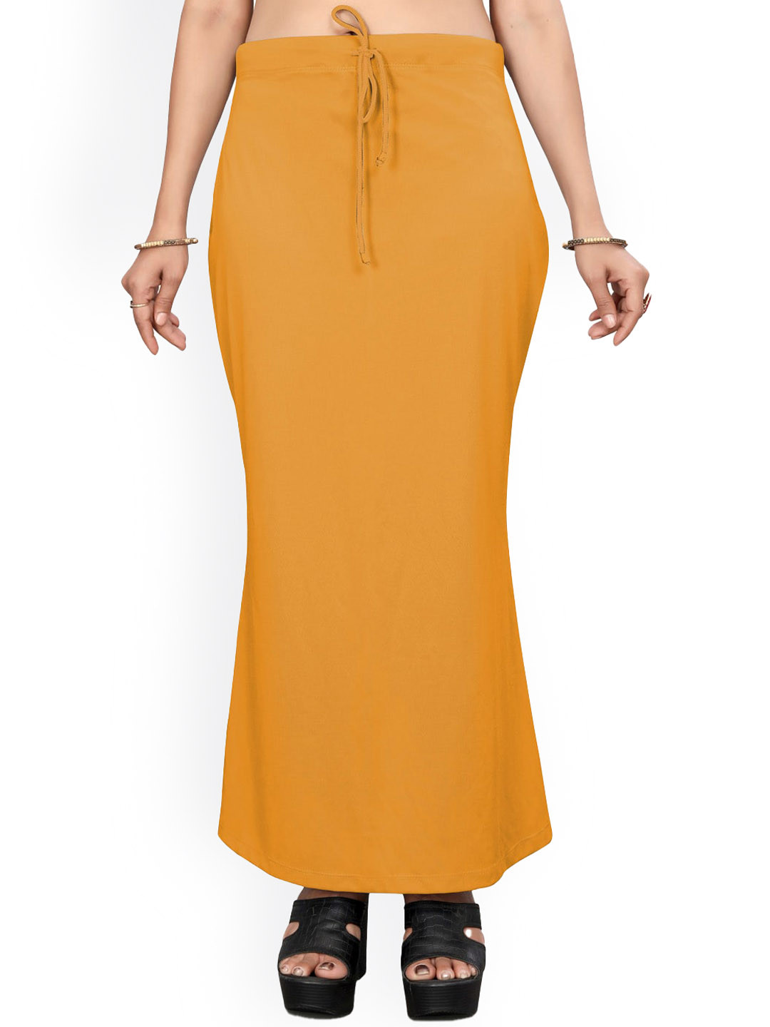 

Saree mall Stretchable Saree Shapewear, Mustard
