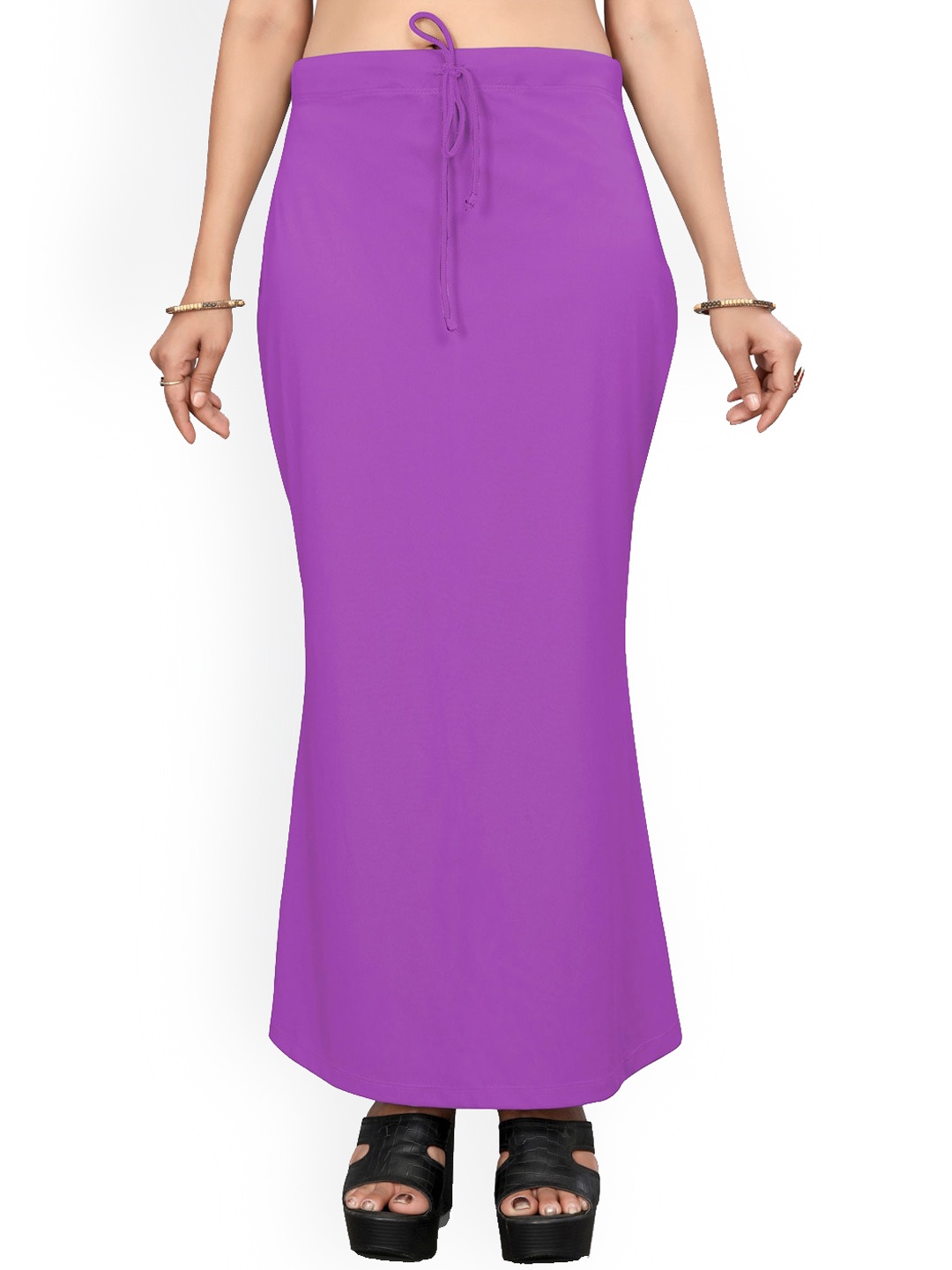 

Saree mall Purple Stretchable Lycra Saree Shapewear