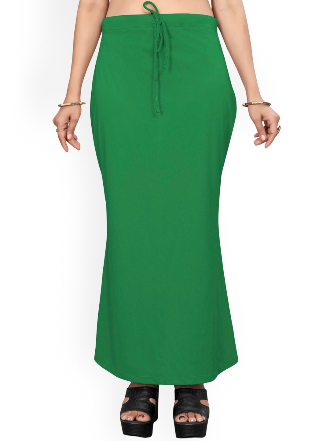 

Saree mall Green Stretchable Saree Shapewear