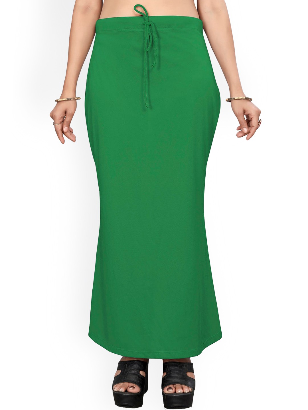 

Saree mall Green Stretchable Saree Shapewear