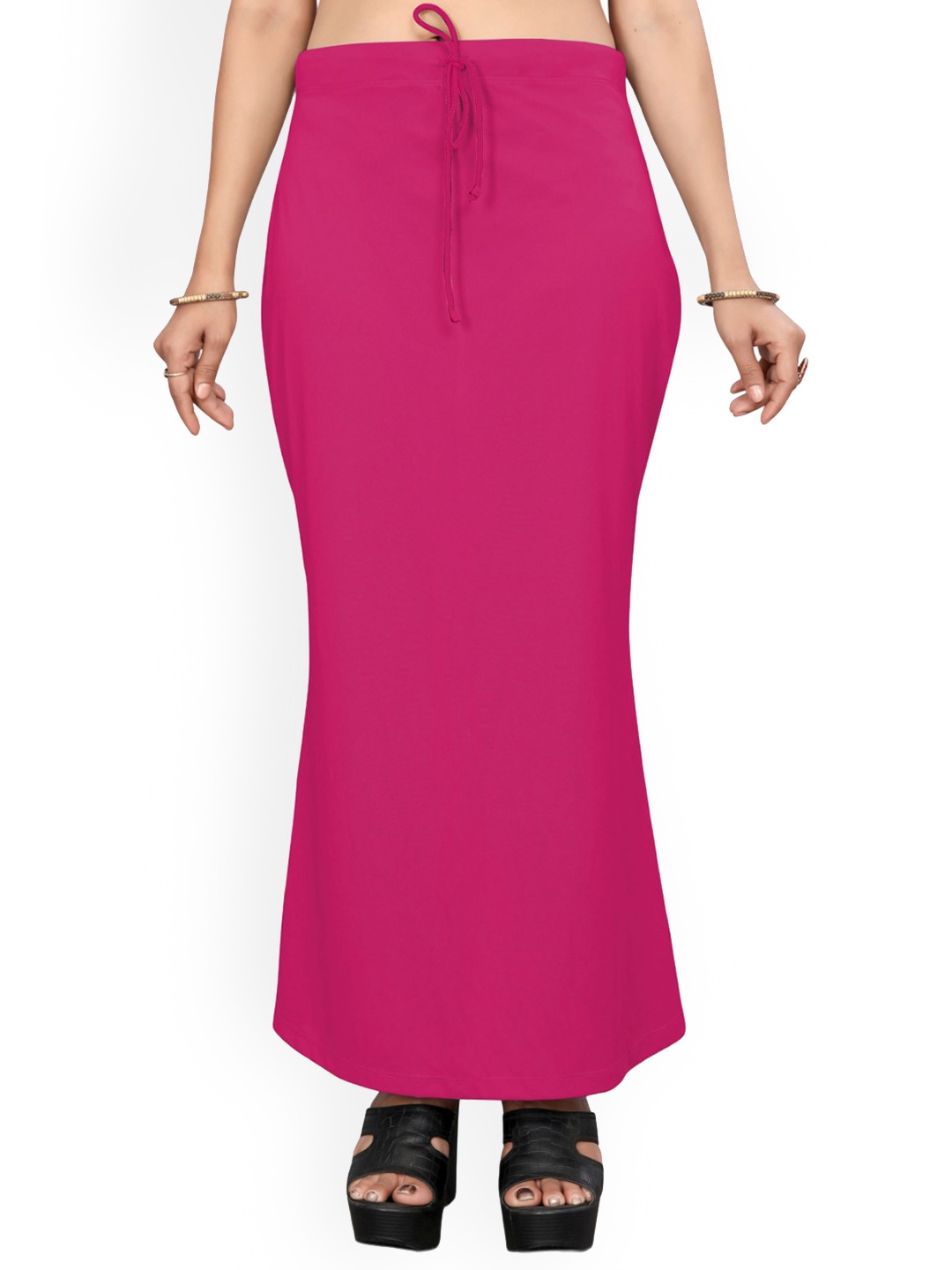 

Saree mall Rose Pink Stretchable Saree Shapewear