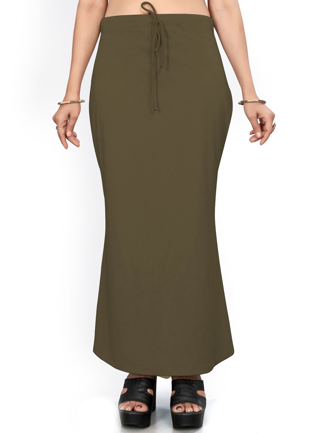 

Saree mall Stretchable Saree Shapewear, Olive